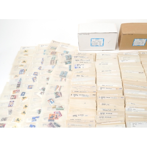 1458 - Extensive collection of over five thousand world stamps