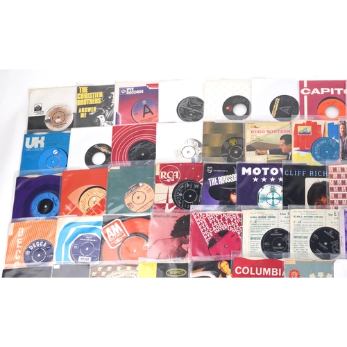 1350 - 45rpm records including Status Quo, Cliff Richard and Baron Longfellow