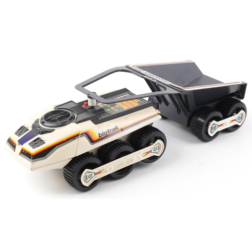 1401 - Two vintage Bigtrak computer activated vehicles with boxes, numbered 4955 and 4956