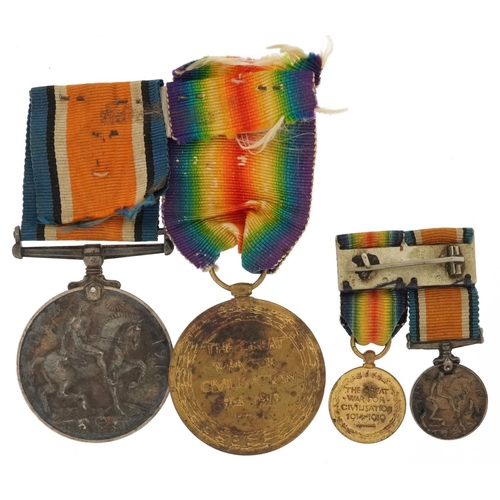 420 - British military World War I pair awarded to 35754SPR.A.G.WILLGRESS.R.E.