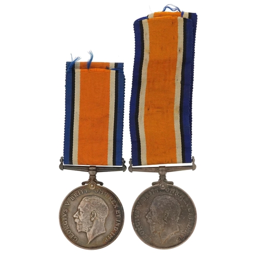 416 - Two British military World War I 1914-18 war medals awarded to 318323F.CADET.F.B.P.LUMSDEN.R.A.F and... 