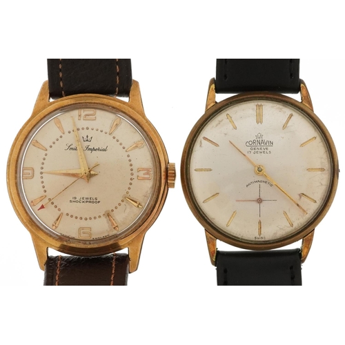 2715 - Two vintage gentlemen's manual wristwatches comprising Smiths Imperial and Cornavin