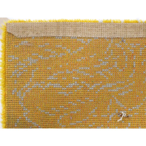 1041 - Naja Salto, Danish yellow ground carpet, design number 80575, 335cm x 250cm