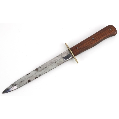 474 - German military interest boot knife, 28.5cm in length