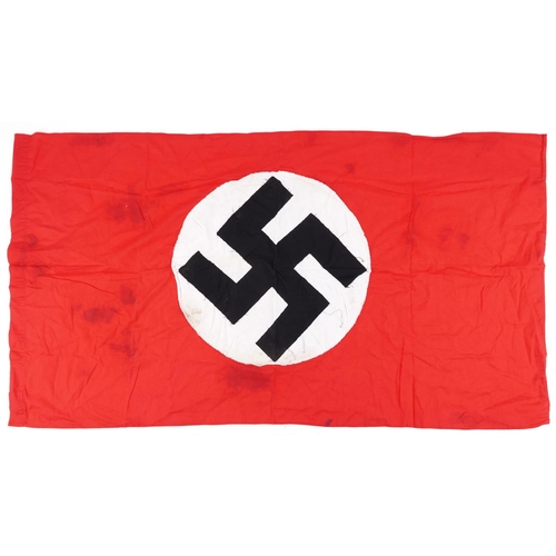 460 - Three German military interest flags including two SS examples