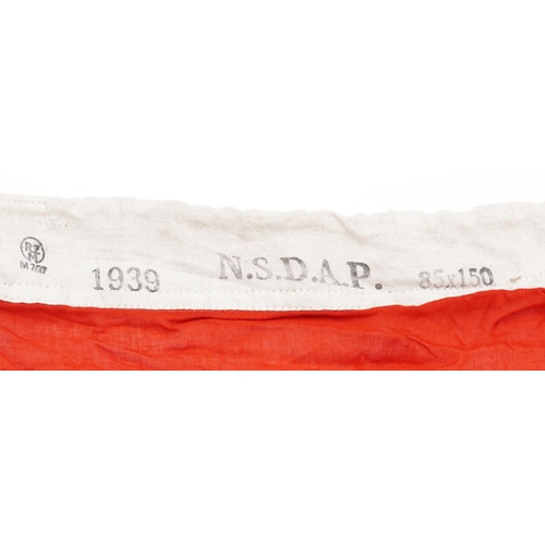 462 - German military interest Swastika flag, 142cm x 80cm