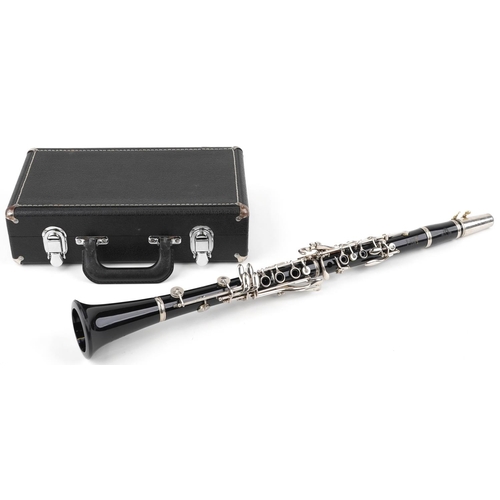 1343 - Boosey & Hawkes five piece clarinet housed in a fitted case