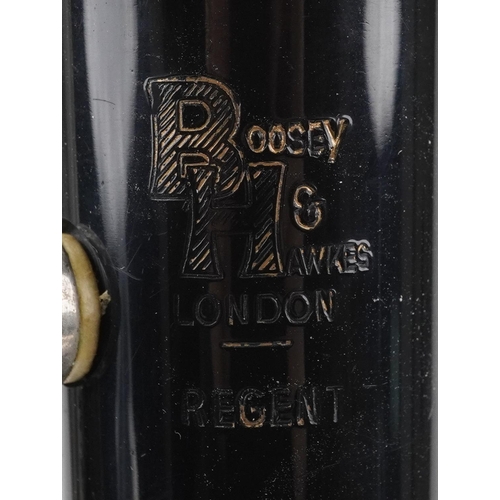 1343 - Boosey & Hawkes five piece clarinet housed in a fitted case