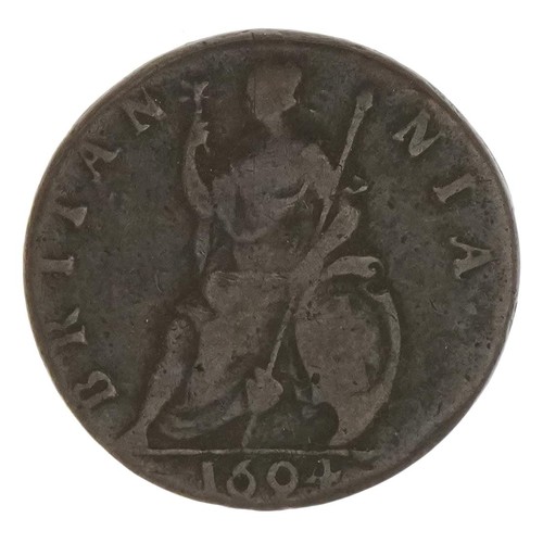 1421 - William & Mary 1694 farthing