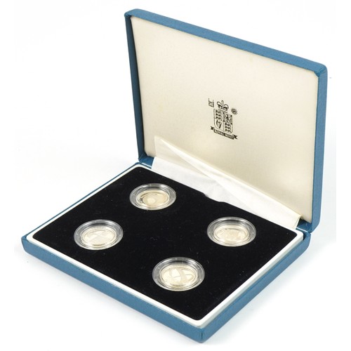 1429 - United Kingdom silver proof Pattern collection by The Royal Mint with fitted case