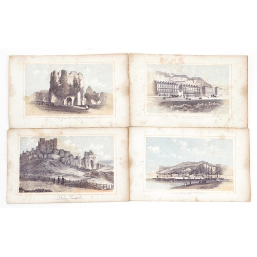 1478 - Morris's Twelve Views of Dover printed in colour with descriptive letterpress, price one shilling, N... 