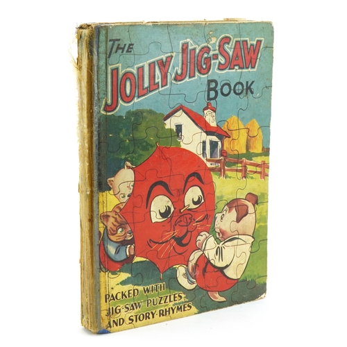 1483 - The Jolly Jigsaw Puzzle book, children's annual with five jigsaw puzzles