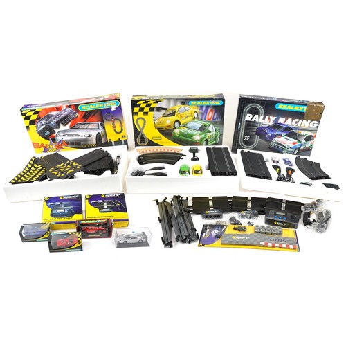 1378 - Scalextric Model Racing including Beetle Cup with box and various cars with boxes