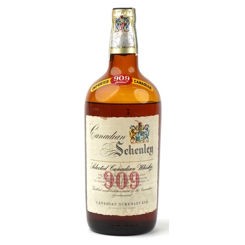  Bottle of Canadian Schenley 909 Selected Canadian whisky