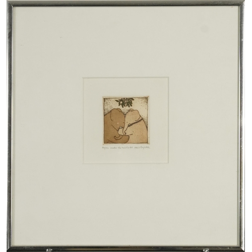 1159 - Maggie Burley - Comical animals, four pencil signed prints, each framed and glazed, three mounted, t... 