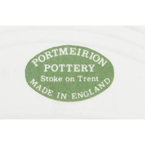 1189 - Portmeirion Botanic Garden china including three graduated jars, teapot and shell shaped dishes, the... 