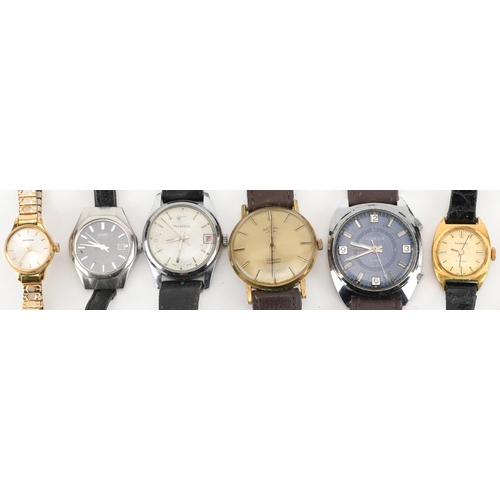 2767 - Six vintage ladies and gentlemen's wristwatches including Rotary, Ingersoll, Adrem Alarm and Citizen... 