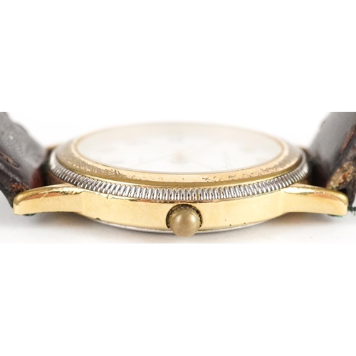 2755 - Mappin & Webb, ladies wristwatch with date aperture and box, 28mm in diameter