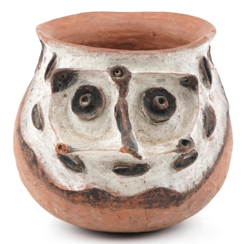 407 - Tribal interest oceanic Aibom Village Sago storage jar from Papua New Guinea, 20cm high