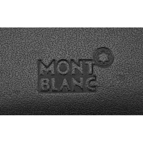 1280 - Montblanc, German black leather diary, 24cm x 19.5cm