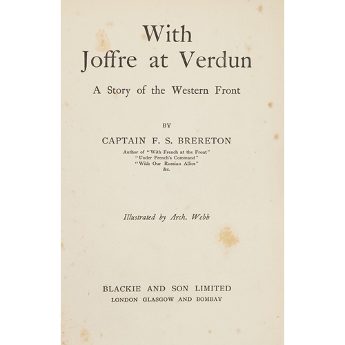 1746 - Two military interest hardback books by Captain Brereton comprising With French at the Front and Wit... 