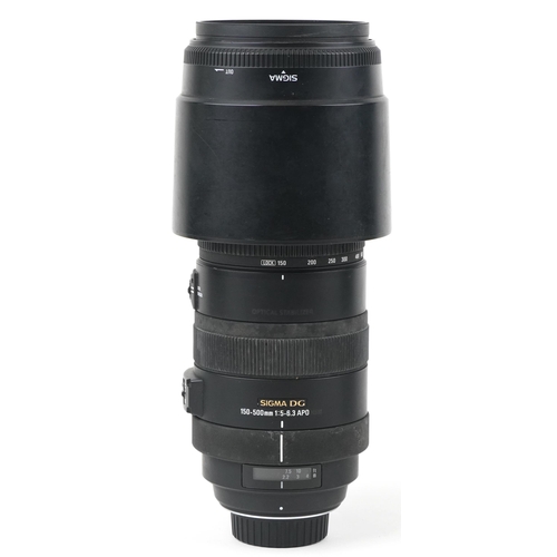 1245 - Sigma 100-500mm F5-6.3 telephoto lens with box