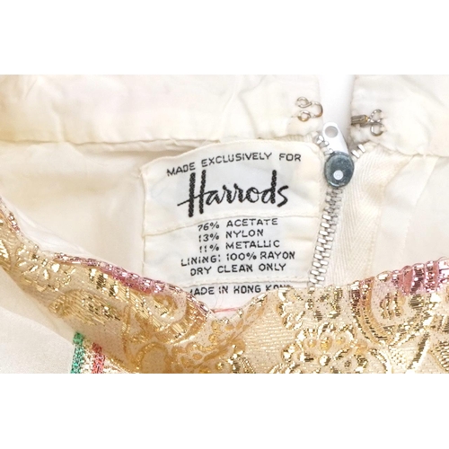 1274 - Vintage Harrods Coxmoore jumper and a Harrods robe, the robe size M