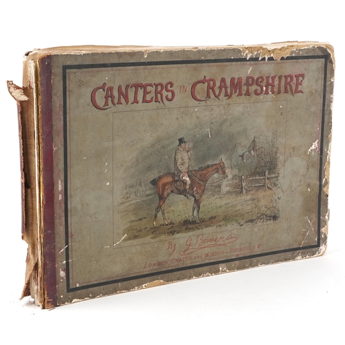 1738 - Canters in Crampshire, hardback book by G Bowers published London Chatto & Windus Piccadilly