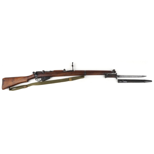 681 - *WITHDRAWN*Military interest RFI No 1 MKIII short magazine Lee Enfield rifle with MKII bayonet, over... 