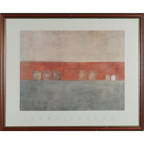 1412 - Roma Tearne - Still life, contemporary print in colour, framed and glazed, 79cm x 59cm excluding the... 