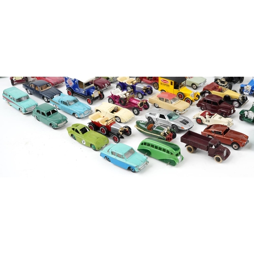 1571 - Large collection of vintage and later predominantly diecast vehicles, some with boxes, including Din... 