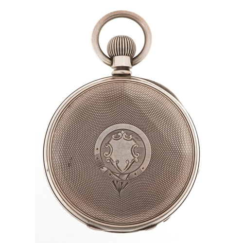 2189 - Waltham Mass, Victorian gentlemen's silver Waltham Mass Riverside keyless open face pocket watch hav... 