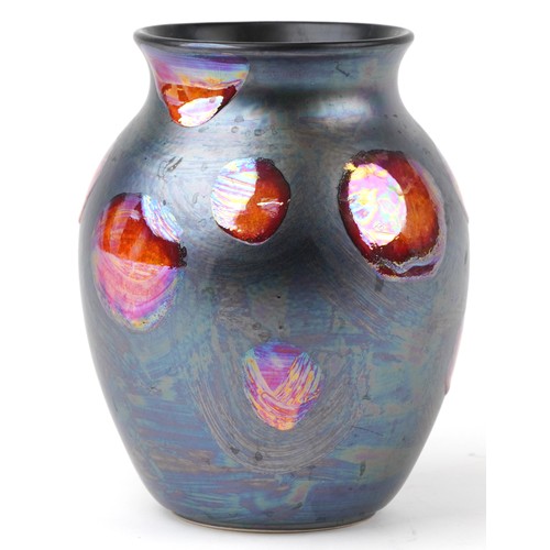 239 - Poole metallic galaxy classic vase, 25cm high