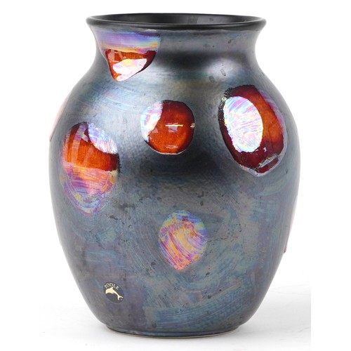 239 - Poole metallic galaxy classic vase, 25cm high