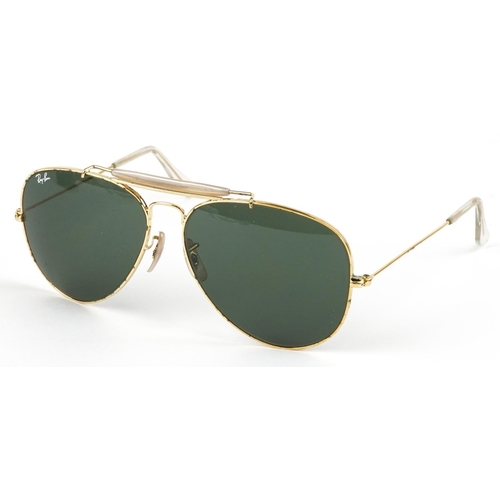 1288 - Pair of Ray-Ban Aviator sunglasses with case