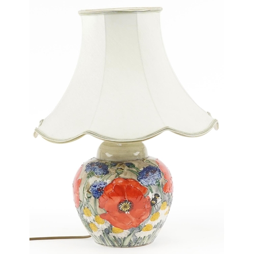 118 - Jonathan Cox Farmer's Nightmare table lamp with shade, 51.5cm high