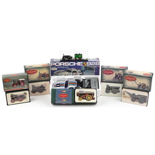 1564 - Vintage and later toys and diecast models including five Corgi Vintage Glory of Steam engines and 1:... 