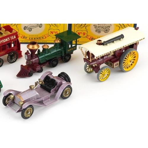 1555 - Eight vintage Lesney Models of Yesteryear diecast vehicles with boxes comprising  Y-3, Y-5, Y-6, Y-6... 