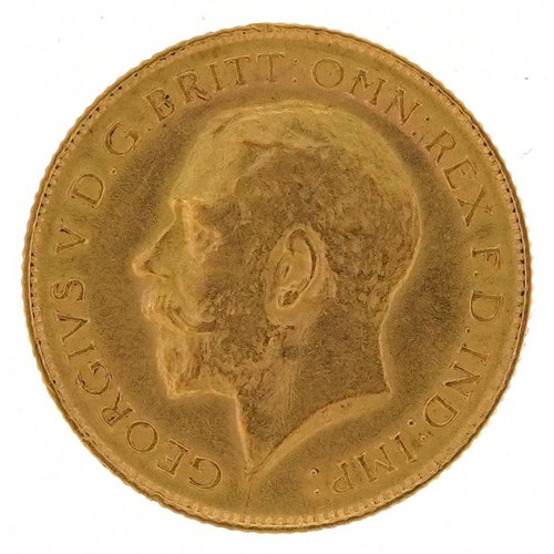 1632 - George V 1913 gold half sovereign