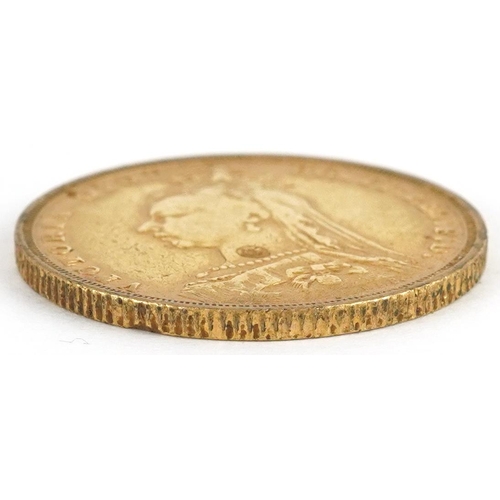 1630 - Queen Victoria Jubilee head 1893 gold sovereign, Sydney Mint