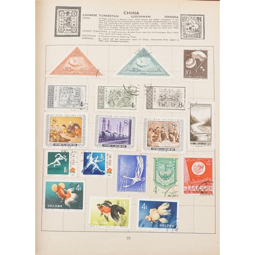 1781 - Extensive collection of British and world stamps and cigarette cards, predominantly arranged in albu... 