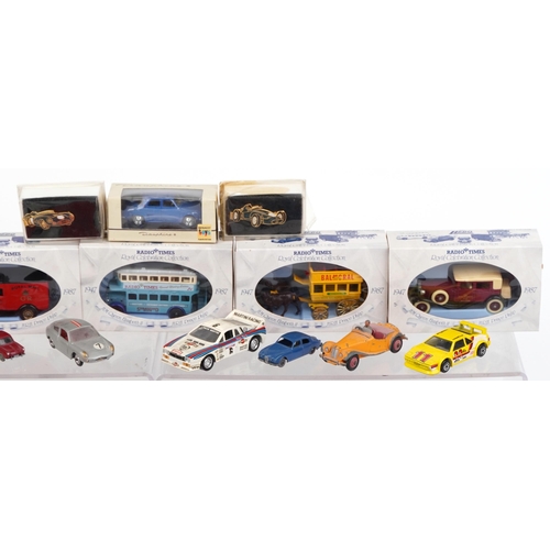 1567 - Vintage and later predominantly diecast vehicles, some with boxes, including Franklin Mint Precision... 