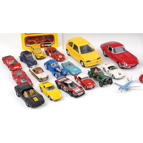 1567 - Vintage and later predominantly diecast vehicles, some with boxes, including Franklin Mint Precision... 