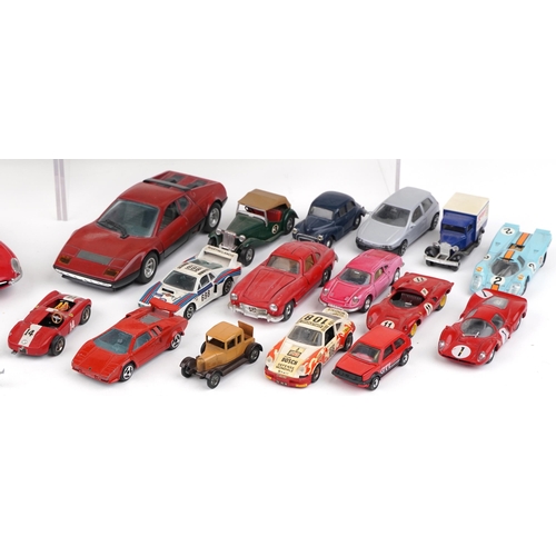 1567 - Vintage and later predominantly diecast vehicles, some with boxes, including Franklin Mint Precision... 