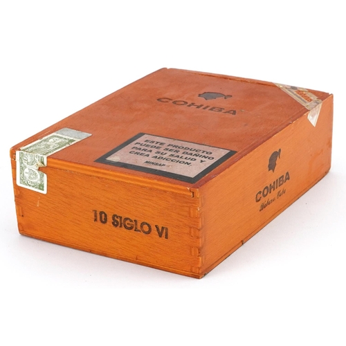 206 - Cigars housed in a Cohiba box including Cohiba, Montecristo and Romeo & Julieta