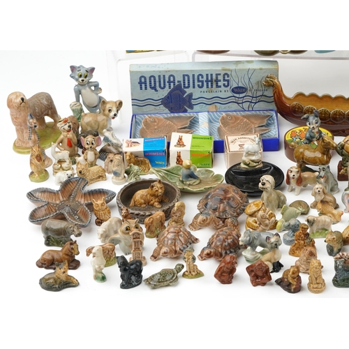 1176 - Large collection of vintage Wade Collectables including Whimsies, NatWest piggy banks and Bell's dec... 