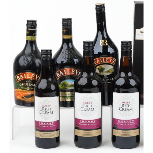 1130 - Sherry, Bailey's and port including Graham's Late Bottled Vintage and Select Reserve port