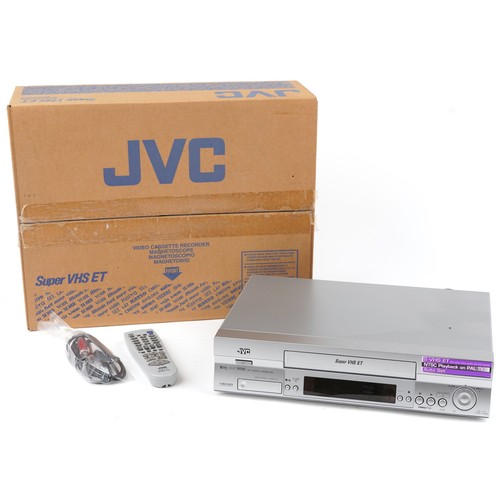 1213 - As new JVC video cassette recorder with box, model HR-S6955UK