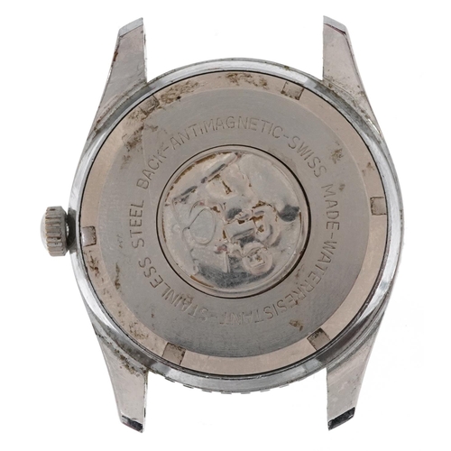 2184 - OHN, gentlemen's OHN Airman manual wristwatch having silvered dial, 36mm in diameter