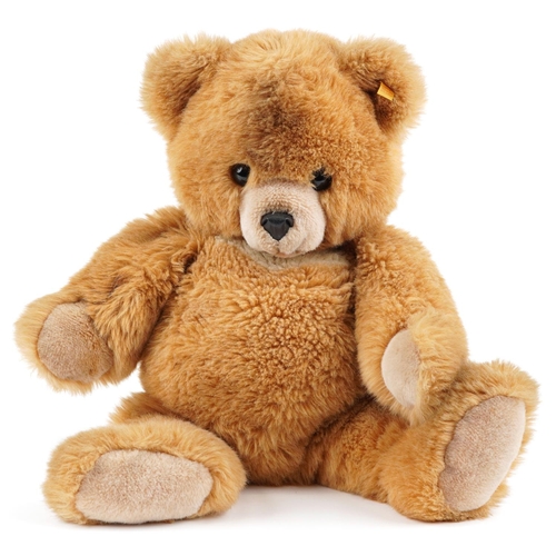 1603 - Large Steiff light brown bear with label to ear numbered 0320465, 65cm high